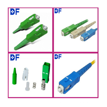 SC Conector de fibra óptica APC